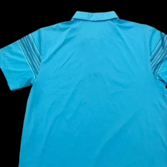 NEW Callaway Polo Shirt Men’s size Large Golf Turquoise short sleeve NWT - Picture 14 of 15